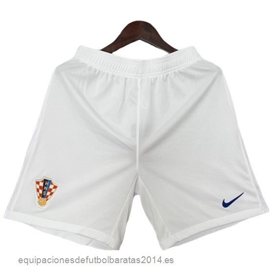 Nuevo 1ª Pantalones Croacia 2024 Blanco Baratas